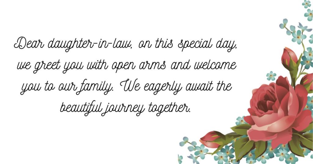A Special Wedding Day Letter to Your New Daughter-in-Law