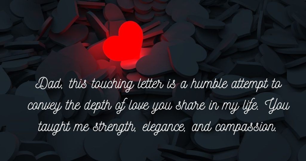 Emotional Message for Father from Daughter