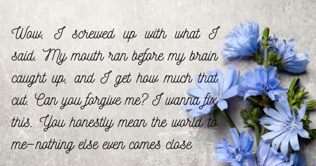 Emotional Apology Messages That Touch Her Heart