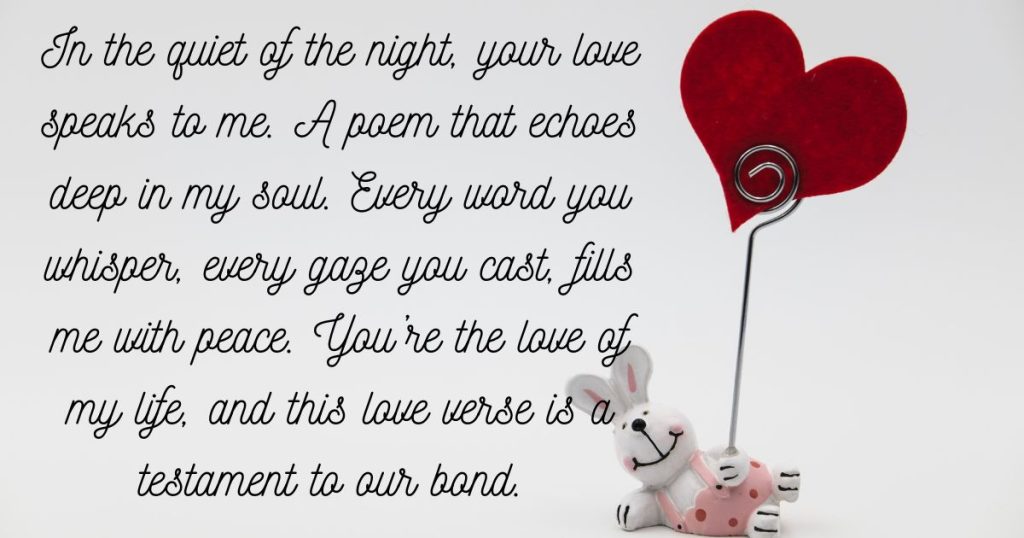 Deep meaningful love poems for him