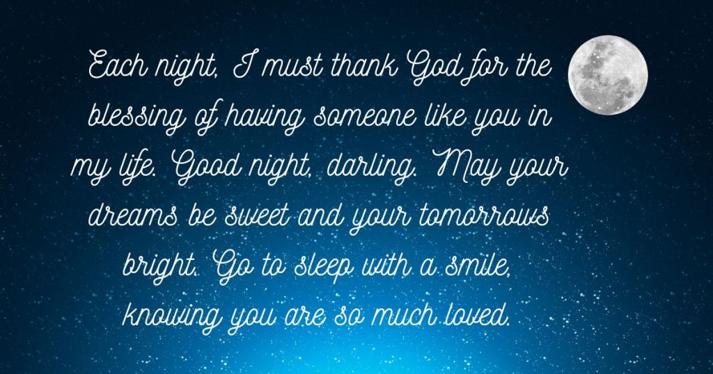 65 Heart-Touching Goodnight Messages to Warm the Heart
