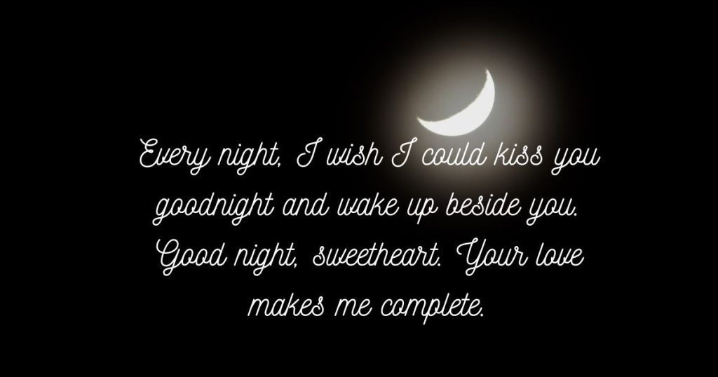 Goodnight Messages for Someone Special