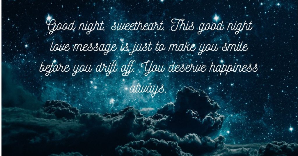 Heart-Touching Goodnight Messages for Him