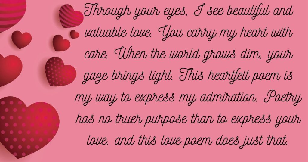 Love Poems for Him That Will Bring Him to Tears