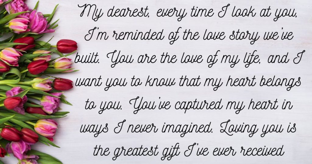 Deep Love Message for wife