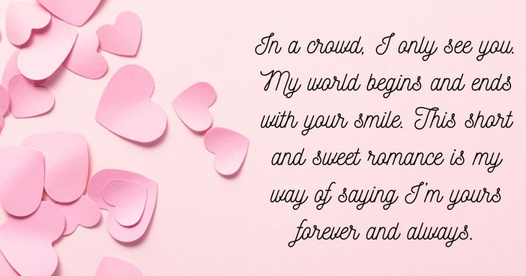 Heartfelt Short Love Poems for Him