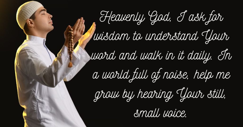 A Prayer for the Development of Faith