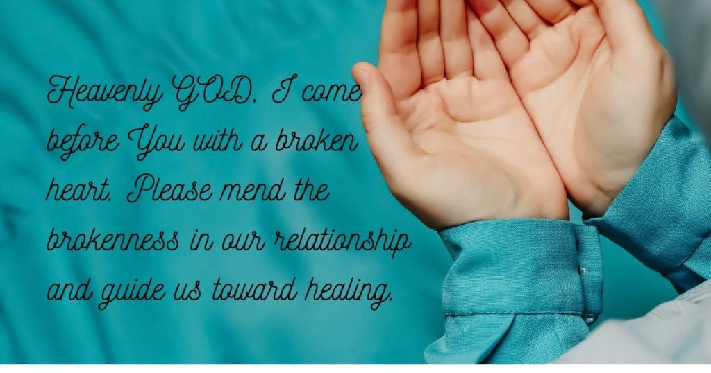 Prayers for Restoration of Broken relationships