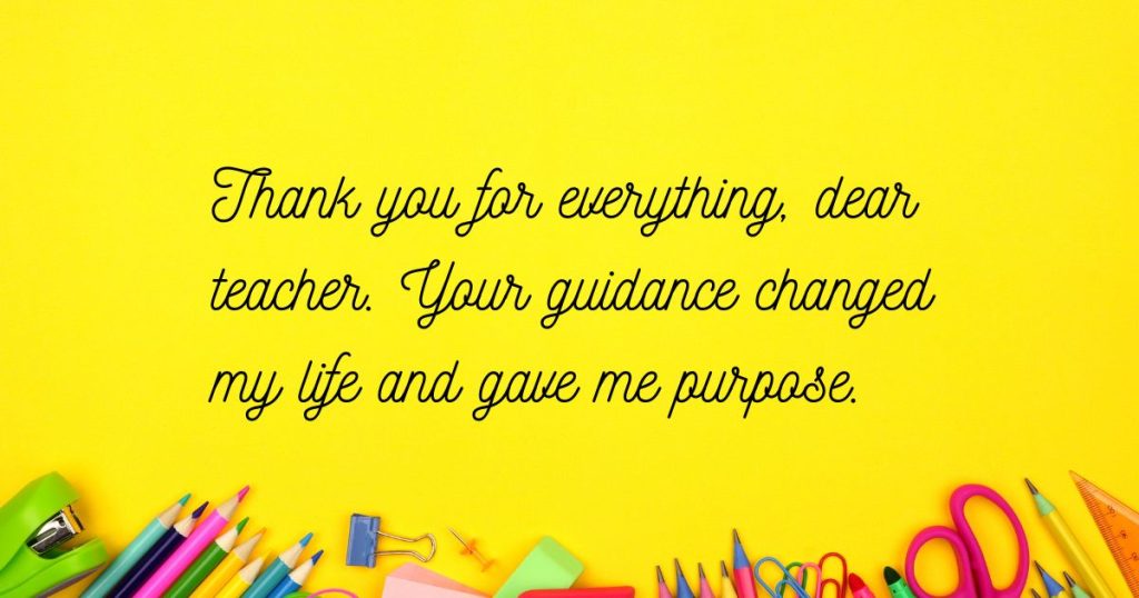 Thank You Notes to Express Your Gratitude on Mentor's Day