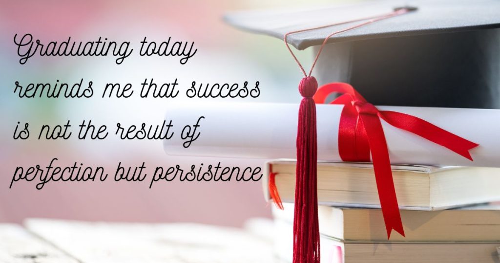 graduation Messages for myself