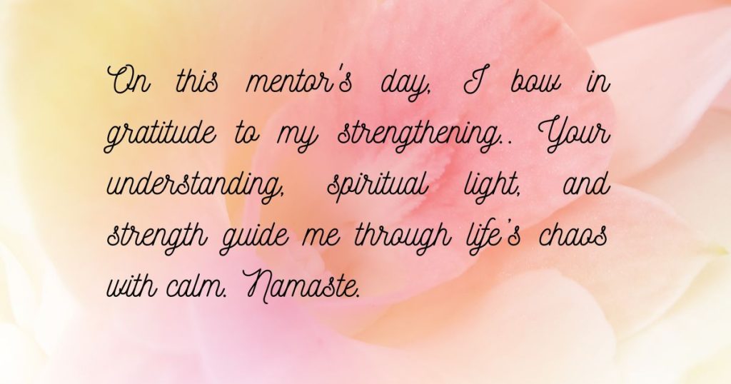 Spiritual Teachers Day Wishes for a Yoga Guru