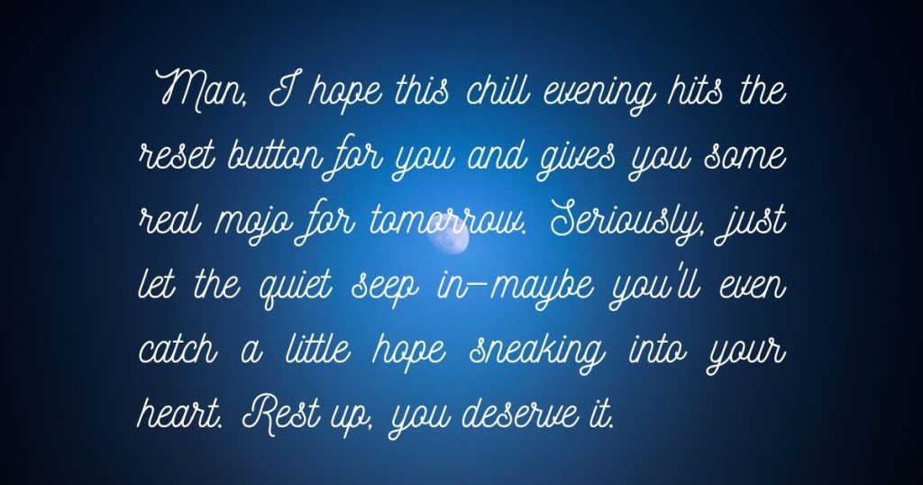 Spiritual Good Evening Blessinsgs and Prayers Messages for Strength and Hope