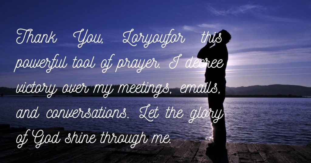 Powerful Warfare Prayers Before Starting Work