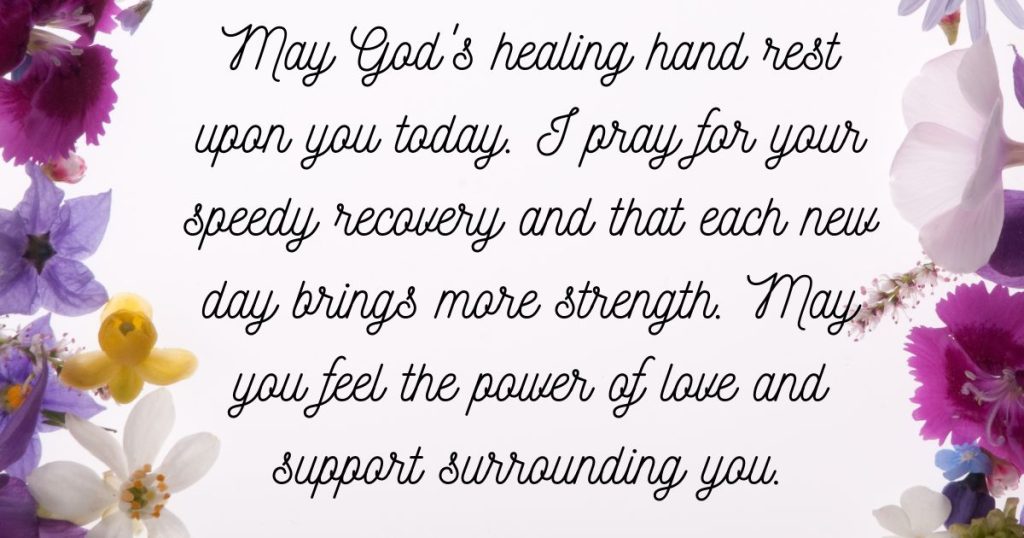 50 speedy recovery prayers messages