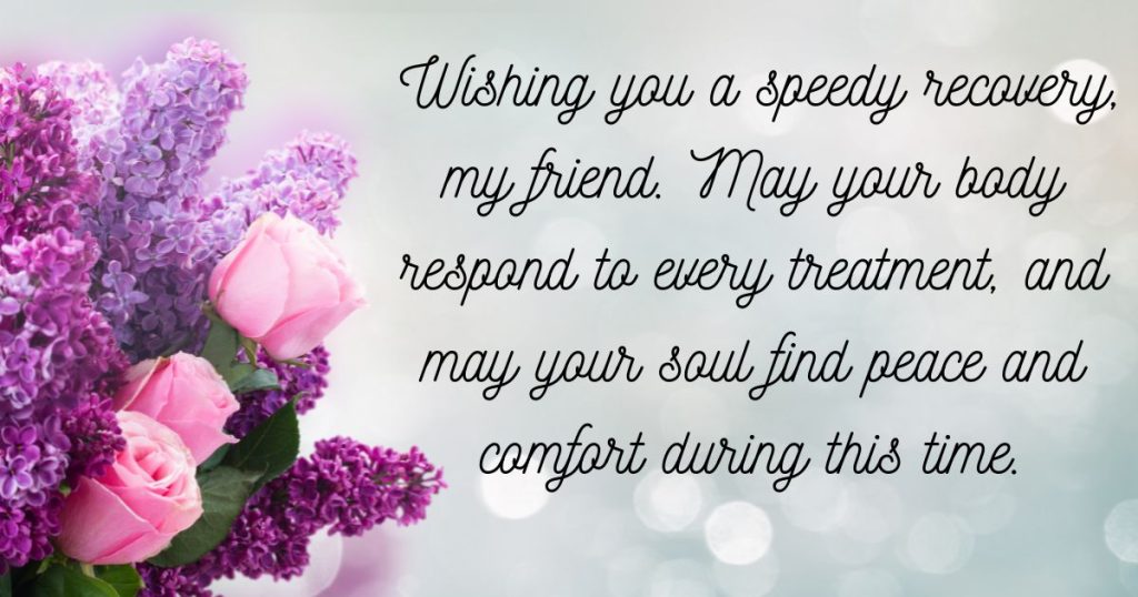 Heartfelt speedy recovery prayer for loved ones
