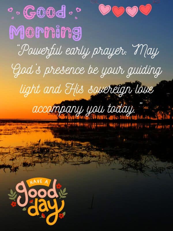 good morning prayer