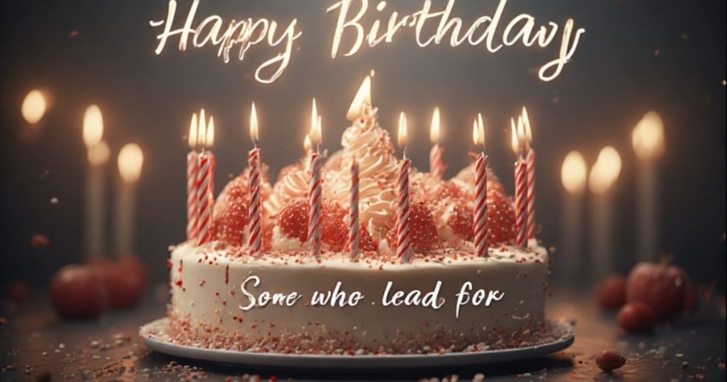 Simple birthday quote image with professional message for boss