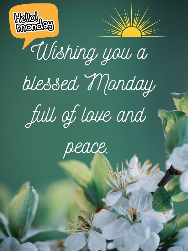 Monday blessings quotes and prayers