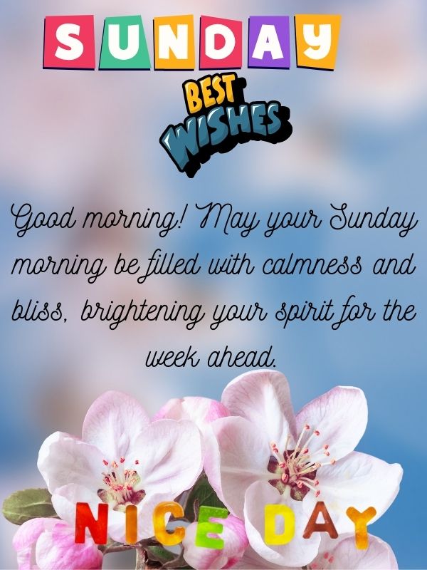 sunday blessings